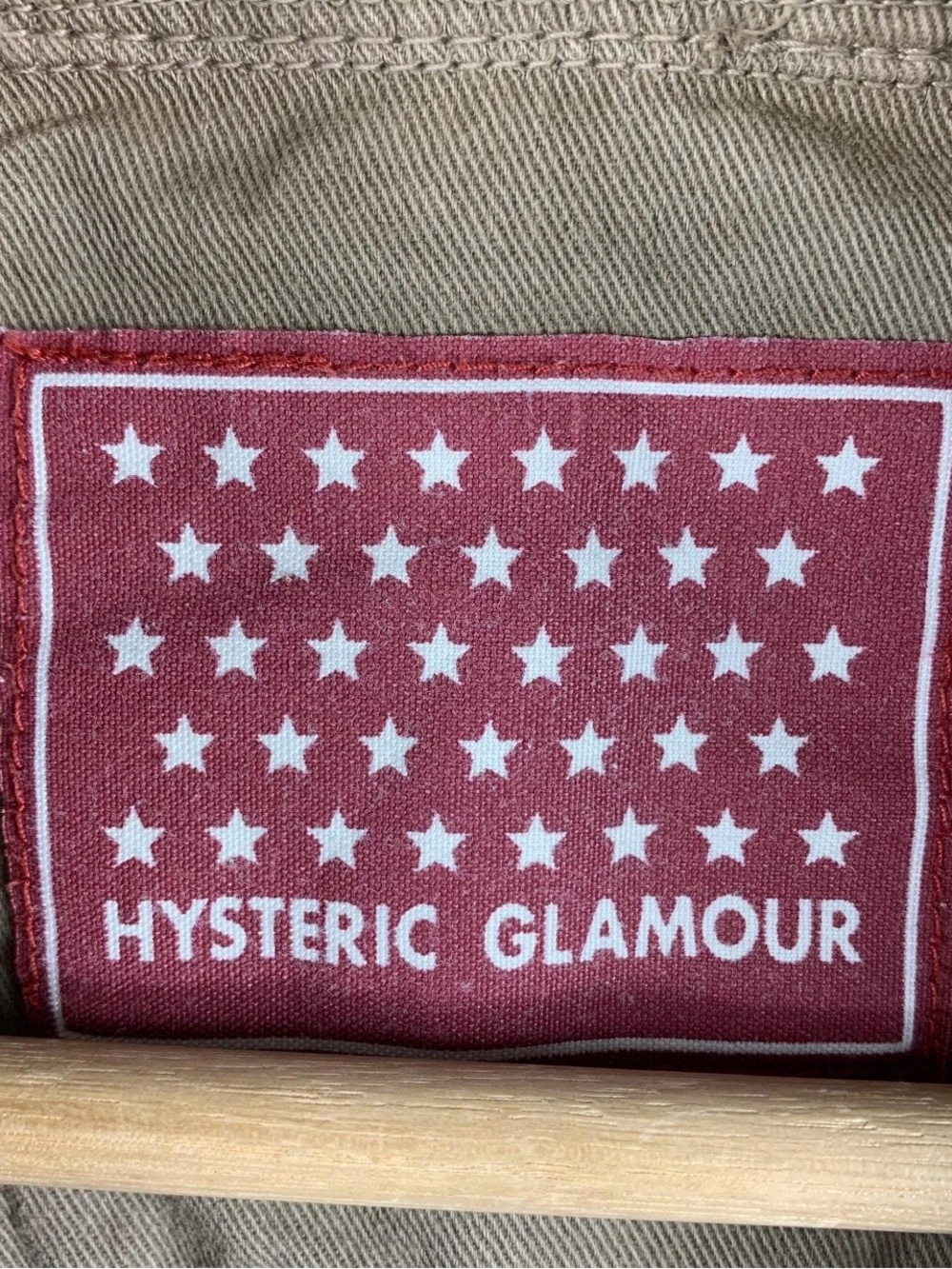 VERY RARE 🚨 Hysteric Glamour Sleeveless Hooded Utility Vest in Olive Green - Picture 4 of 5